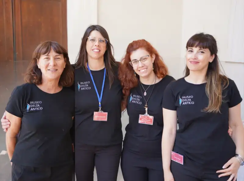 Patrizia, Sabrina, Marta und Carlotta