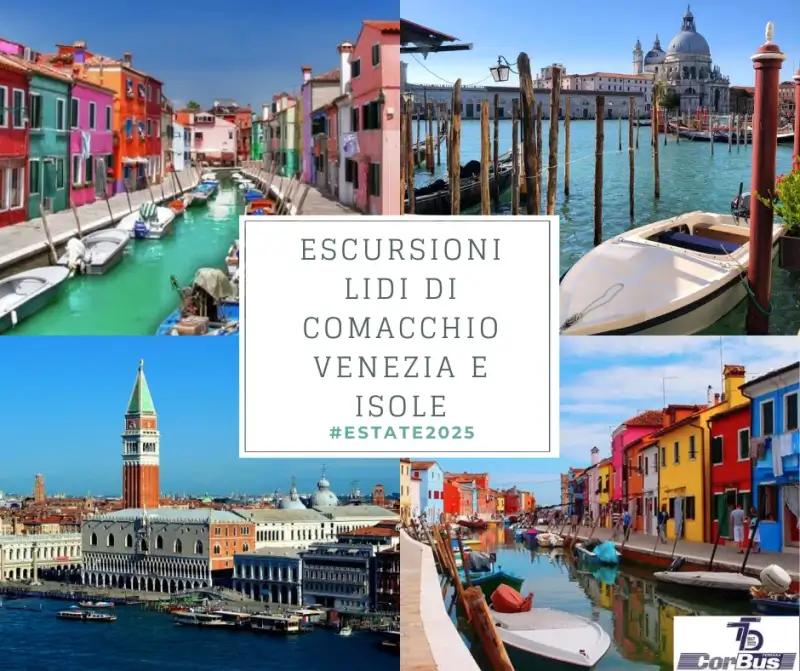 Excursions d'une journée depuis les Lidi di Comacchio vers Venise et les îles de la lagune