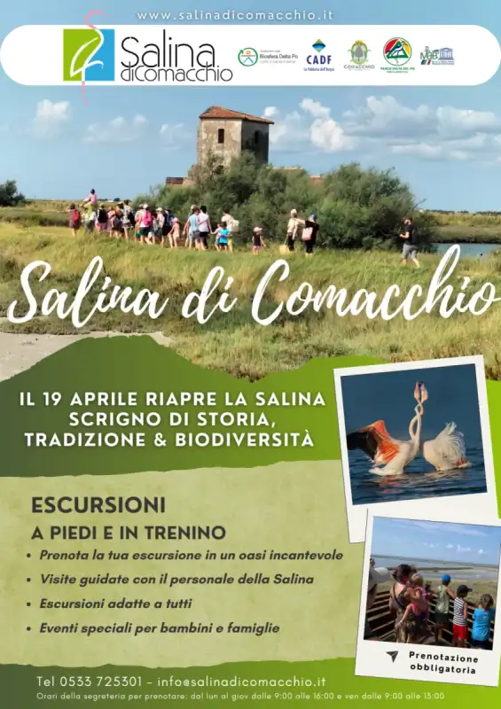 Réouverture au public de la saline de Comacchio