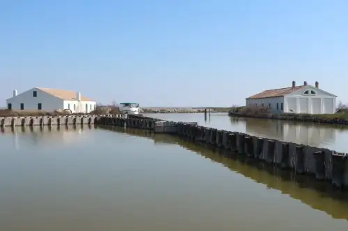 Mit dem Boot in der Lagune von Comacchio