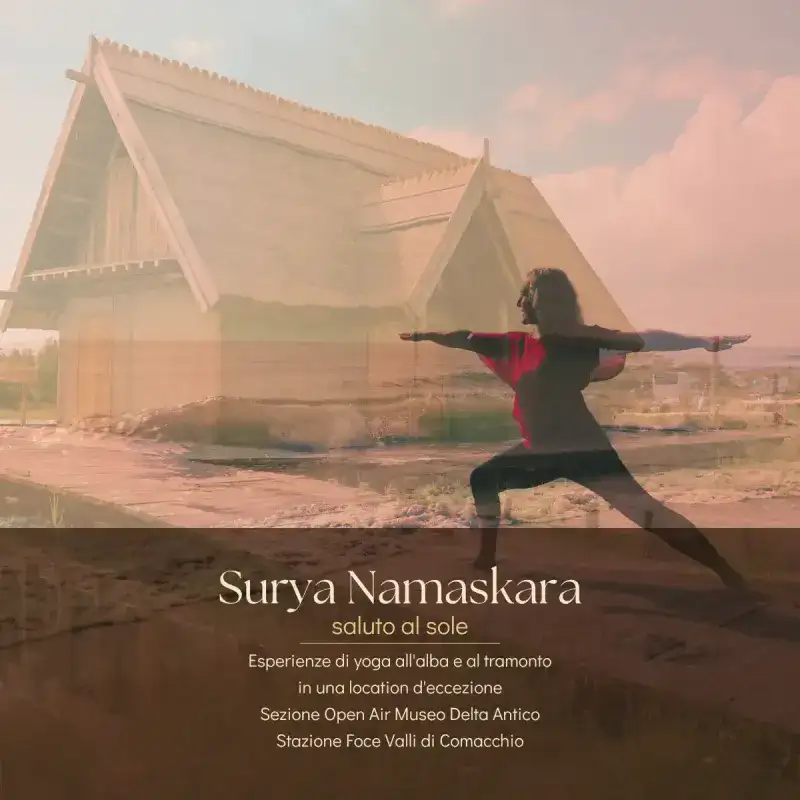Yoga all'alba e al tramonto nelle Valli di Comacchio