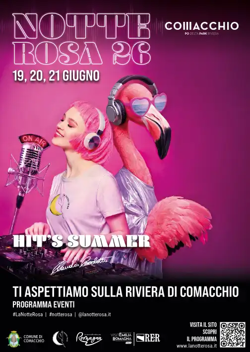 La Notte Rosa a Comacchio e i suoi 7 Lidi