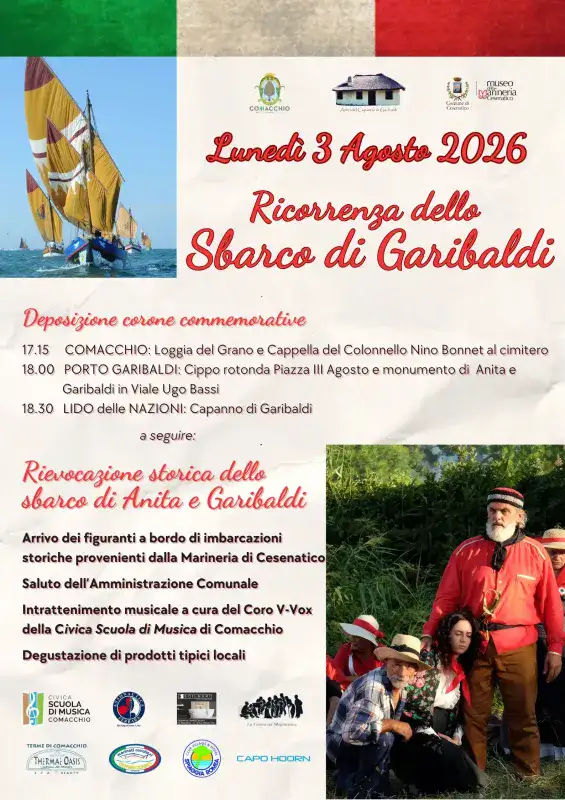 Commemoration of the Landing of Anita and Giuseppe Garibaldi