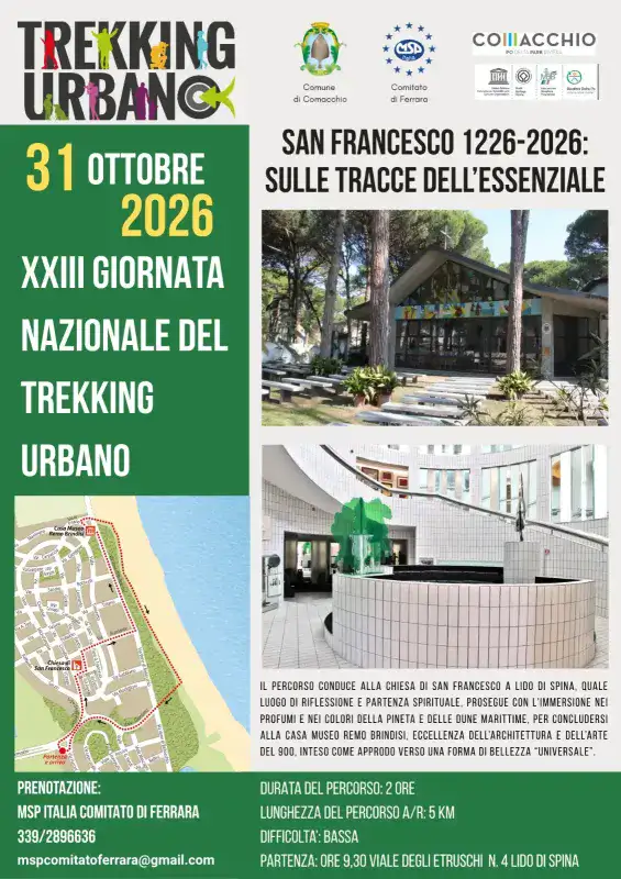 Trekking urbano a Comacchio